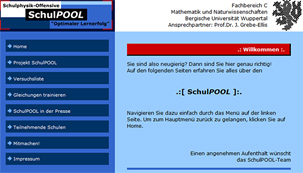 Die SchulPOOL-Webseite
